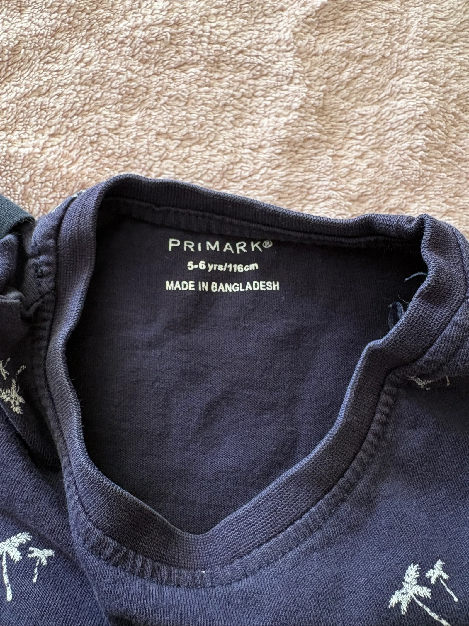 Lot of 2 navy blue boys' t-shirts, 6 years old – photo 5